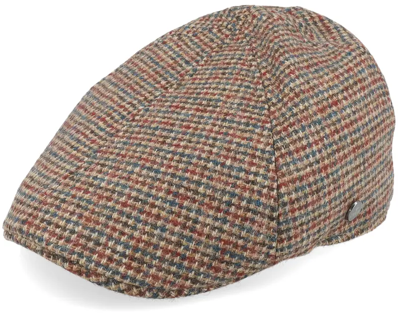 Lierys Duck Cap Wool Beige/Red/Blue Flat Cap online