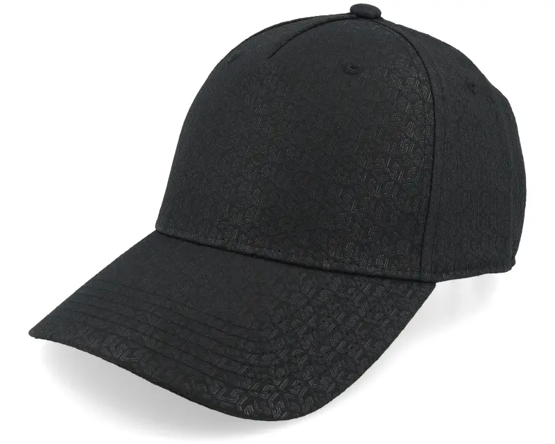 Lyle & Scott Monogram Embossed Cap Jet Black Adjustable online