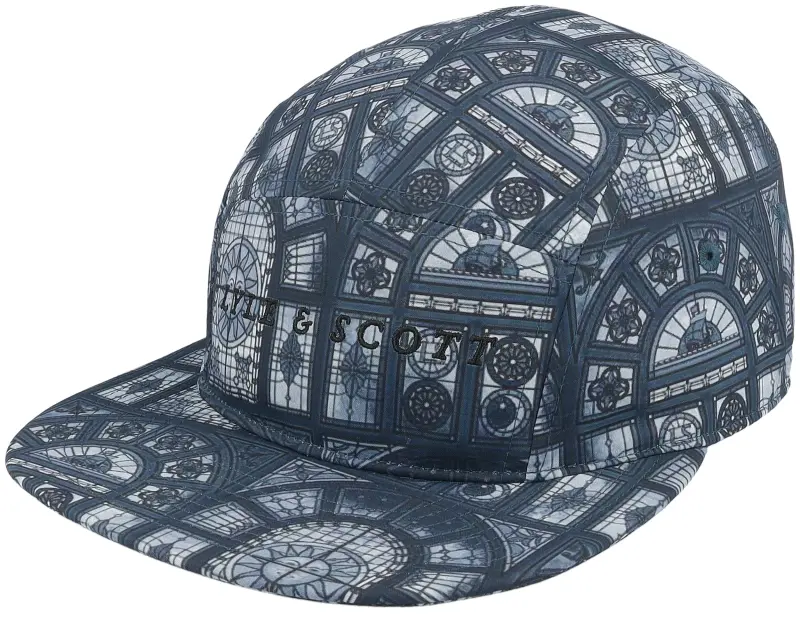 Lyle & Scott Stained Glass Print Cap Dark Navy 5-panel online