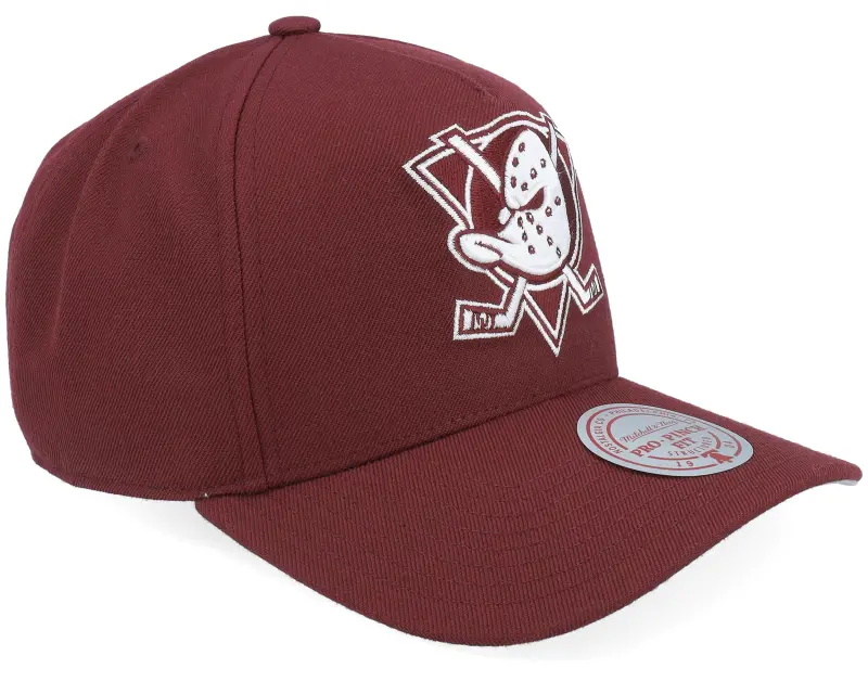 Mitchell & Ness Anaheim Ducks Fashion Pro Vintage Dark Purple A-Frame Adjustable online