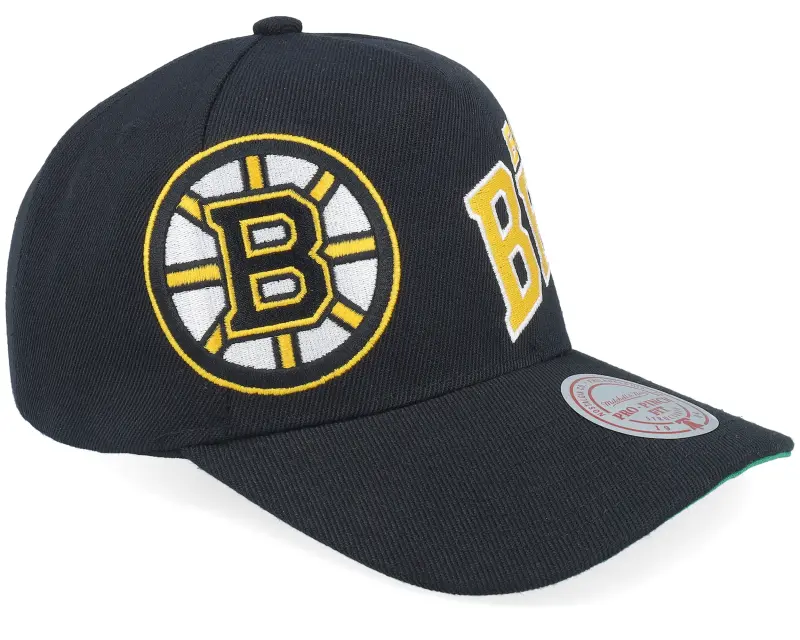 Mitchell & Ness Boston Bruins Busted Pro Black A-Frame Adjustable online