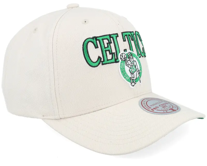 Mitchell & Ness Boston Celtics Team Name Pro Crown Bone Adjustable online