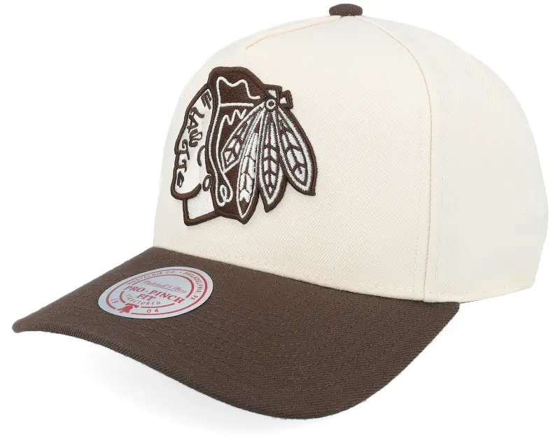 Mitchell & Ness Chicago Blackhawks Fashion 2t Pro Cream/Brown A-frame Adjustable online