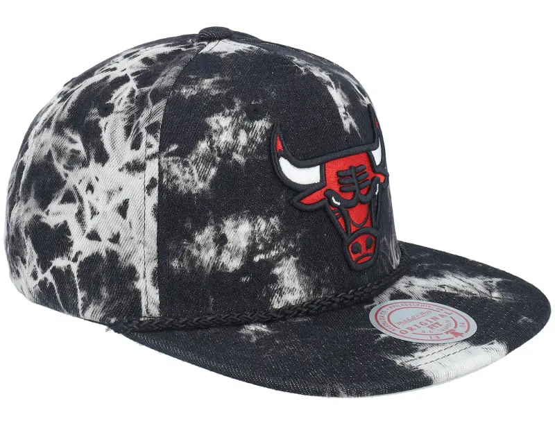 Mitchell & Ness Chicago Bulls Drop Acid Black Snapback online