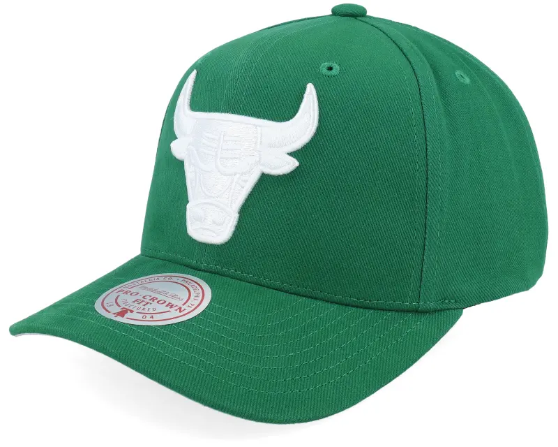 Mitchell & Ness Chicago Bulls Green Team Pro Crown Green Adjustable online