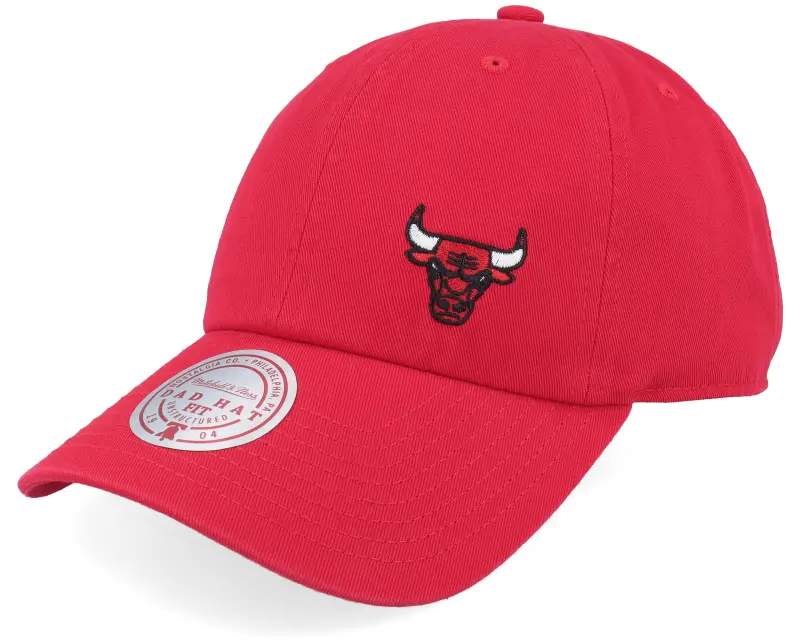 Mitchell & Ness Chicago Bulls Micro Lefty Strapback Red Dad Cap online