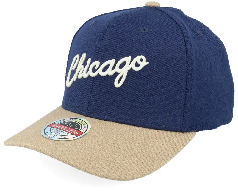 Mitchell & Ness Chicago Bulls Sand Storm Classic Red Navy/Sand Adjustable online