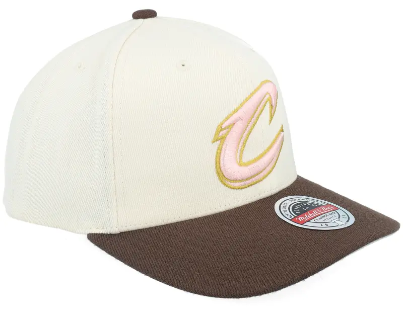 Mitchell & Ness Cleveland Cavaliers Blush Sand Cream/Brown A-Frame Adjustable online