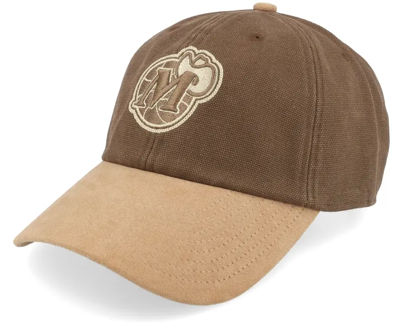 Mitchell & Ness Dallas Mavericks Lux Chain Brown Dad Cap online