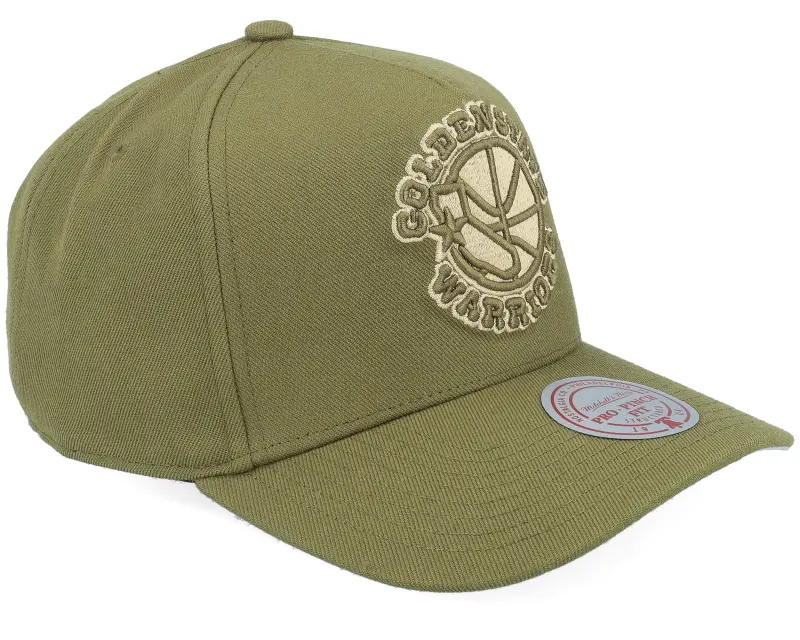 Mitchell & Ness Golden State Warriors Fashion Pro Hwc Olive A-Frame Adjustable online