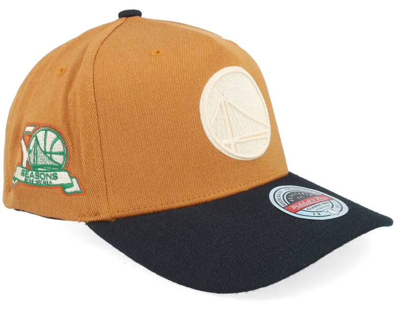 Mitchell & Ness Golden State Warriors Moonscape Burnt Orange/Black A-Frame Adjustable online