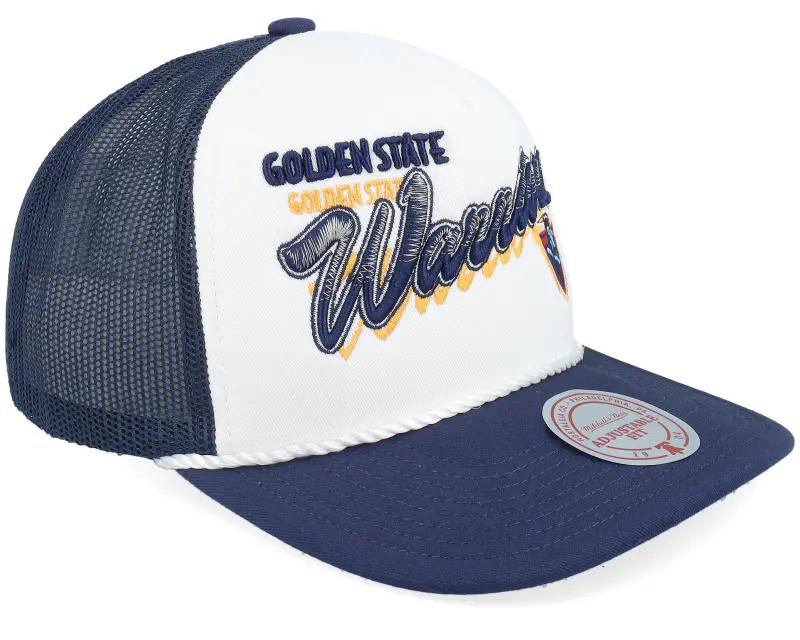 Mitchell & Ness Golden State Warriors Shadow Drop Hwc White/Navy Trucker online