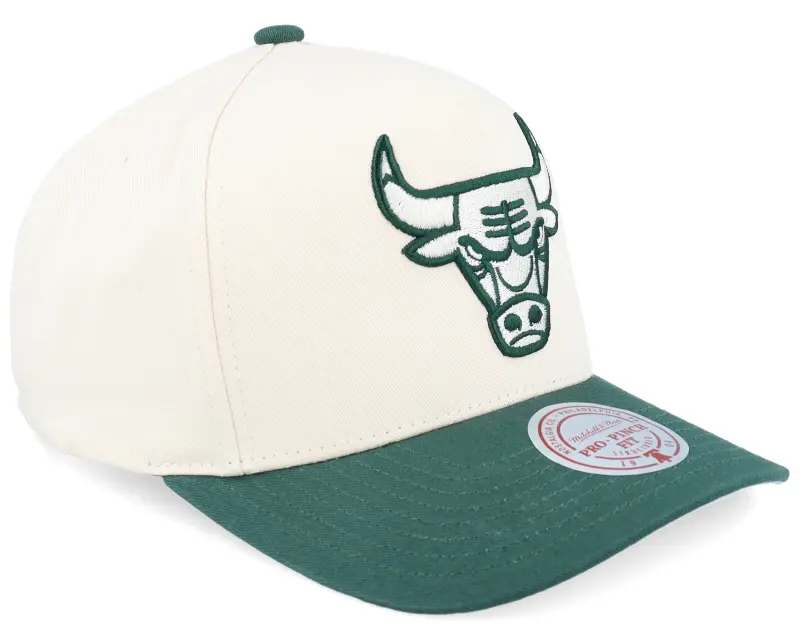 Mitchell & Ness Hatstore Exclusive x Chicago Bulls Chicago Bulls Nat Green Pro Crown Natural/Green A-frame Adjustable online