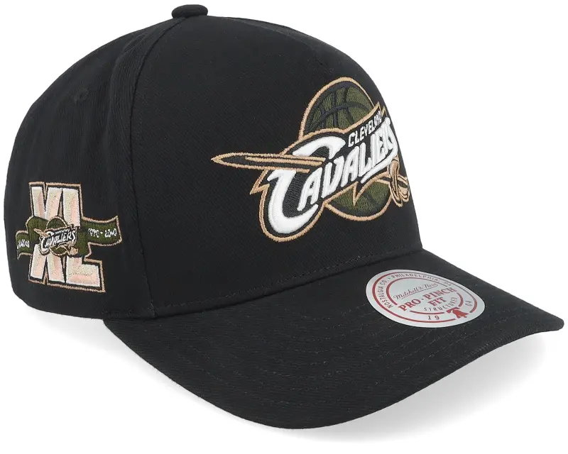 Mitchell & Ness Hatstore Exclusive x Cleveland Cavaliers Pro Crown Black A-frame Adjustable online