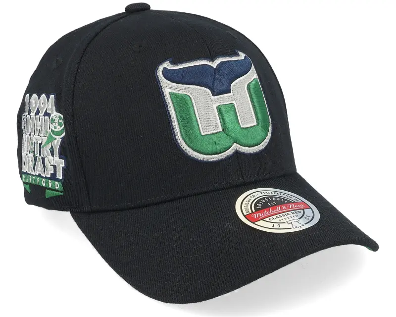 Mitchell & Ness Hatstore Exclusive x Hartford Whalers 1994 Entry Draft Black Adjustable online