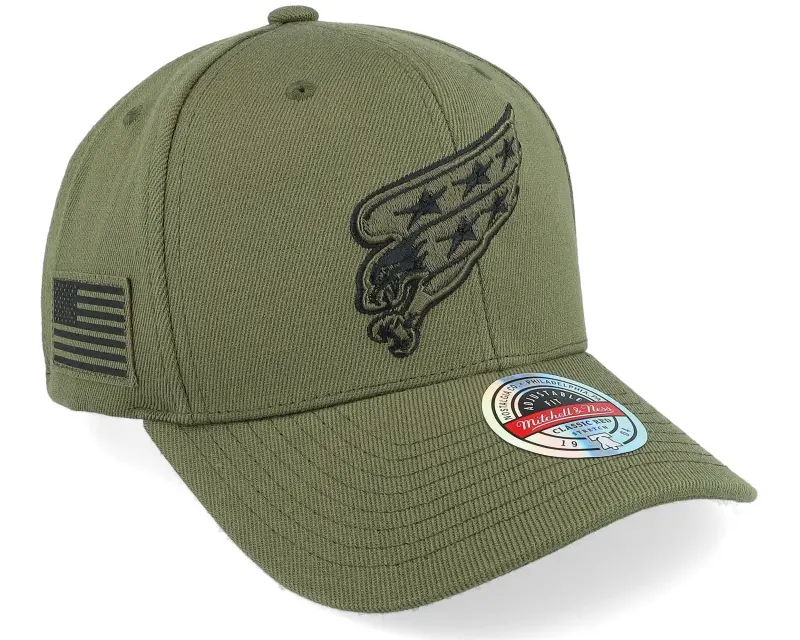 Mitchell & Ness Hatstore Exclusive x Washington Capitals Veterans Olive Adjustable online