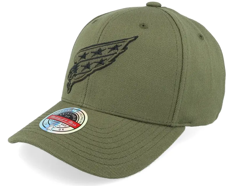 Mitchell & Ness Hatstore Exclusive x Washington Capitals Veterans Olive Adjustable online