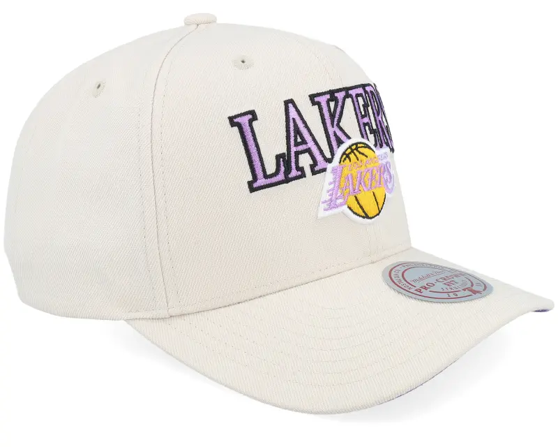 Mitchell & Ness Kids Los Angeles Lakers Team Name Pro Crown Bone Adjustable online