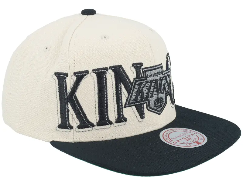 Mitchell & Ness Los Angeles Kings Across The Board Vintage Cream/Black Snapback online
