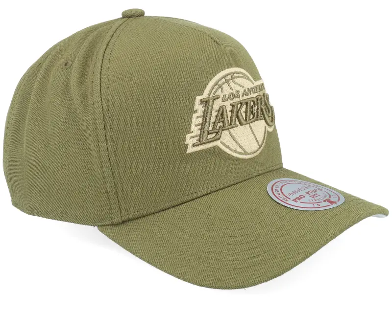 Mitchell & Ness Los Angeles Lakers Fashion Pro Olive A-Frame Adjustable online