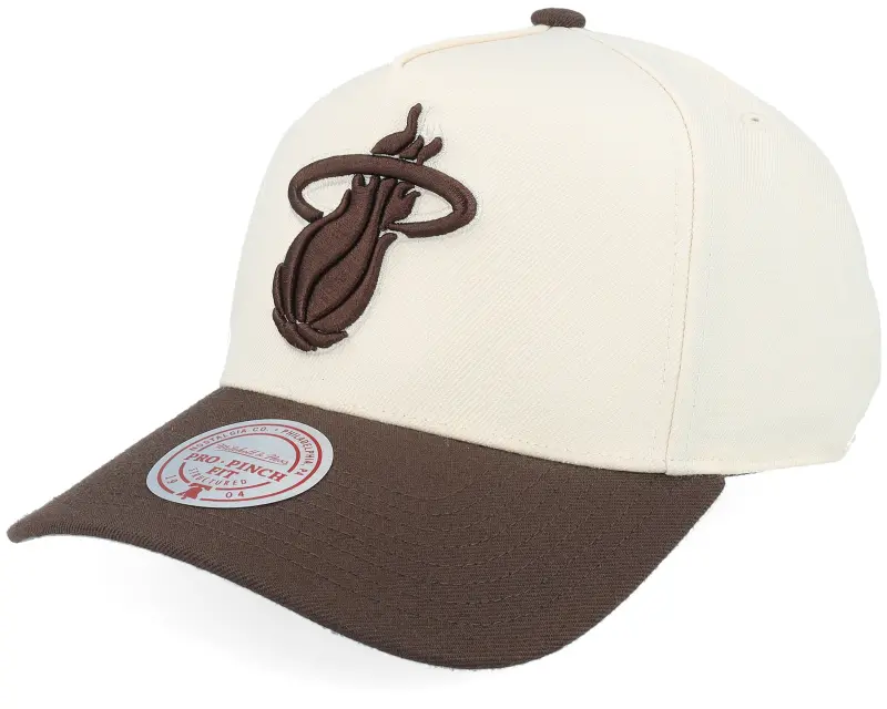 Mitchell & Ness Miami Heat Fashion Basic 2t Pro Cream/Brown A-frame Adjustable online