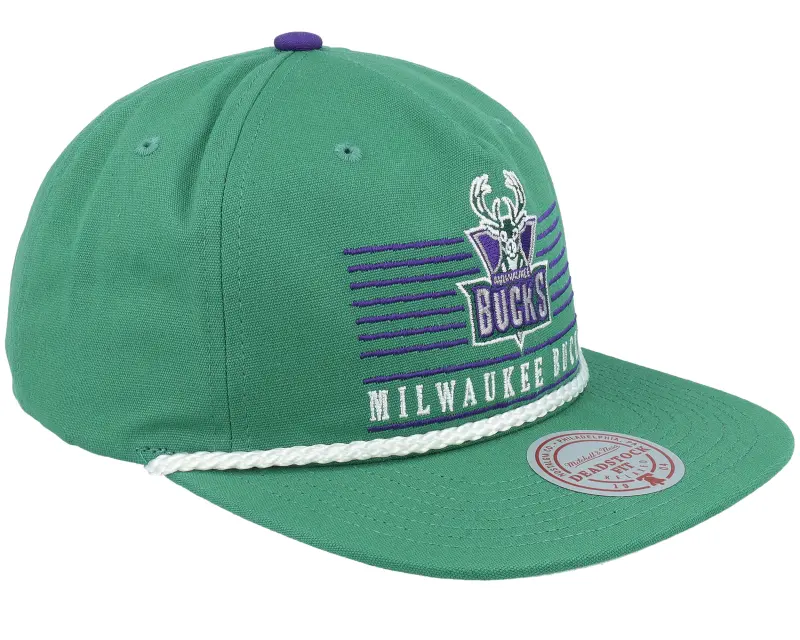 Mitchell & Ness Milwaukee Bucks Ascend Deadstock Green Snapback online