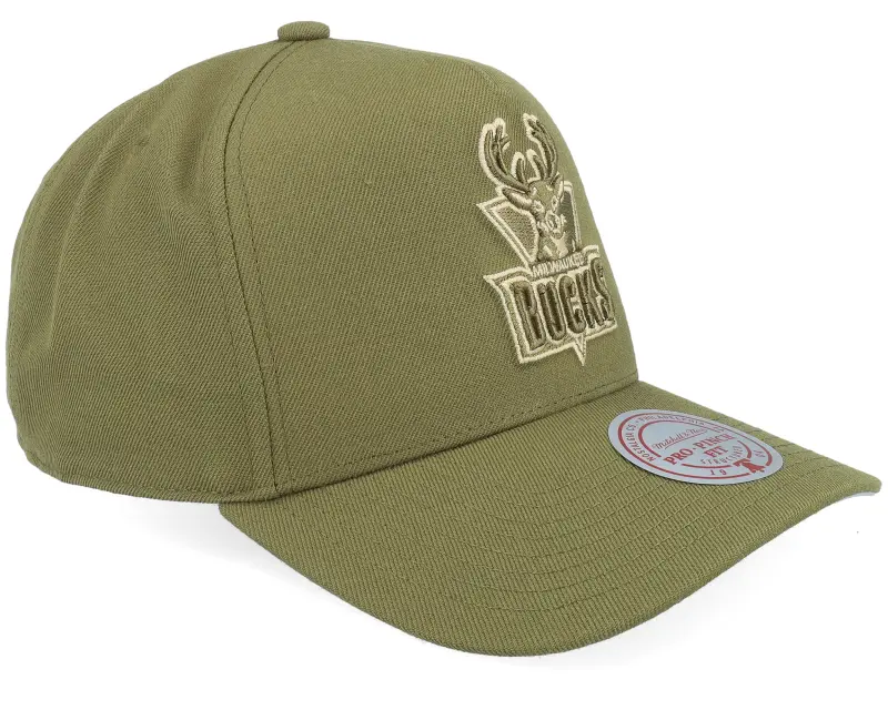 Mitchell & Ness Milwaukee Bucks Fashion Pro Hwc Olive A-Frame Adjustable online