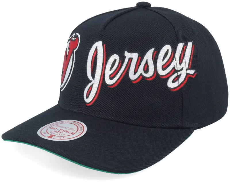 Mitchell & Ness New Jersey Devils Busted Pro Black A-Frame Adjustable online