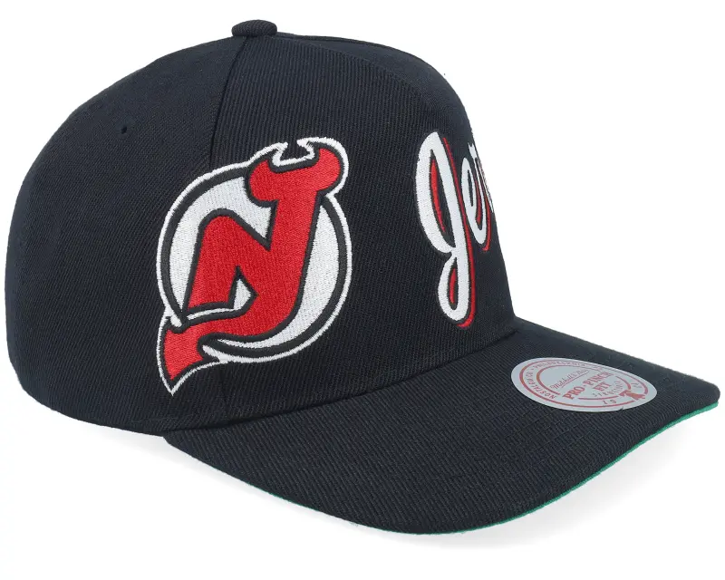 Mitchell & Ness New Jersey Devils Busted Pro Black A-Frame Adjustable online