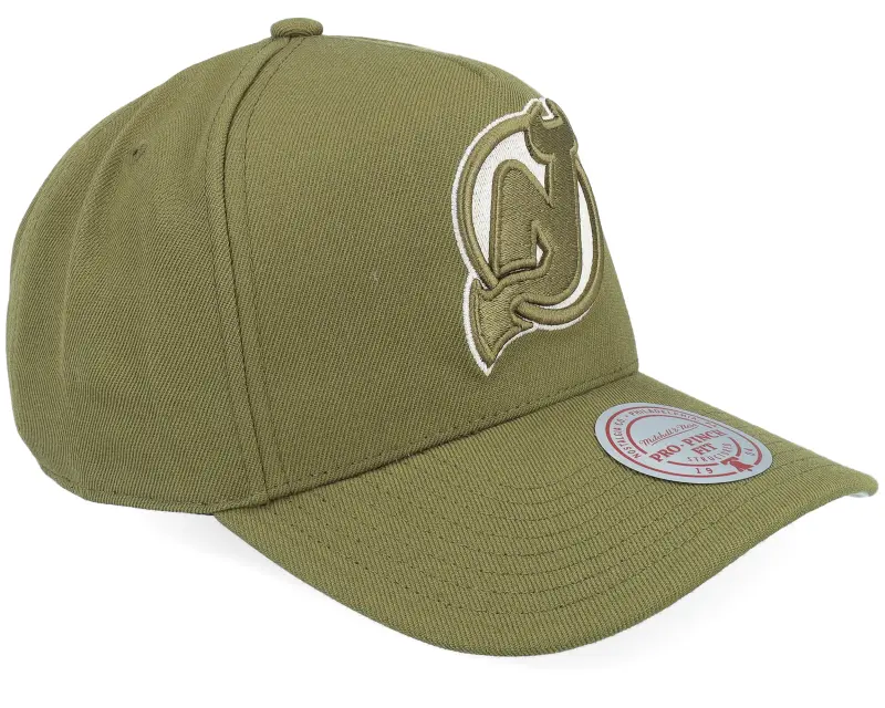Mitchell & Ness New Jersey Devils Fashion Pro Olive A-Frame Adjustable online