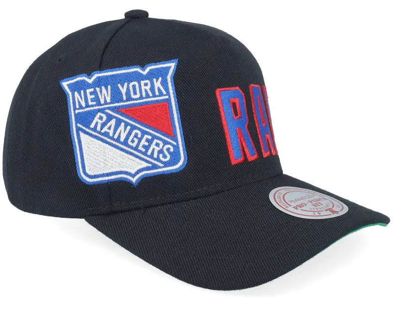 Mitchell & Ness New York Rangers Busted Pro Black A-Frame Adjustable online