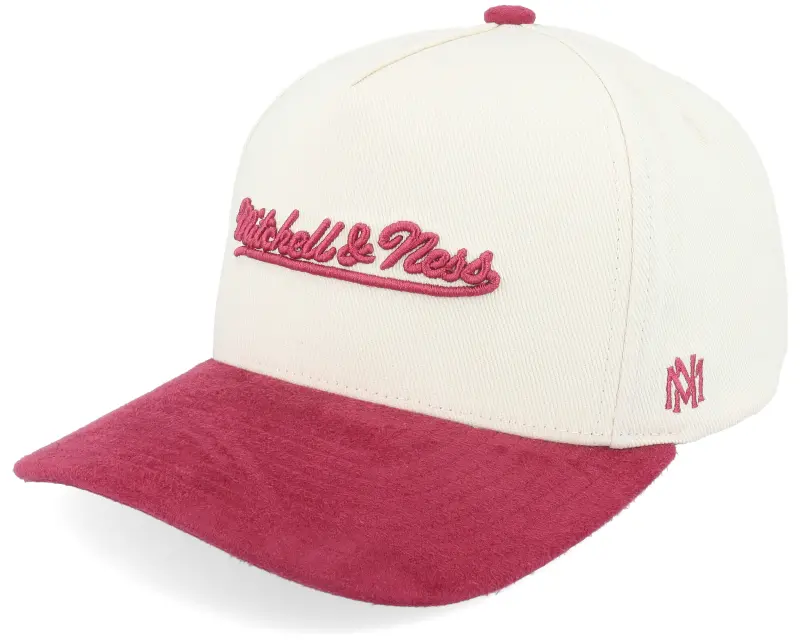 Mitchell & Ness Own Brand Luxury Script Pro Crown Cream/Red A-Frame Adjustable online