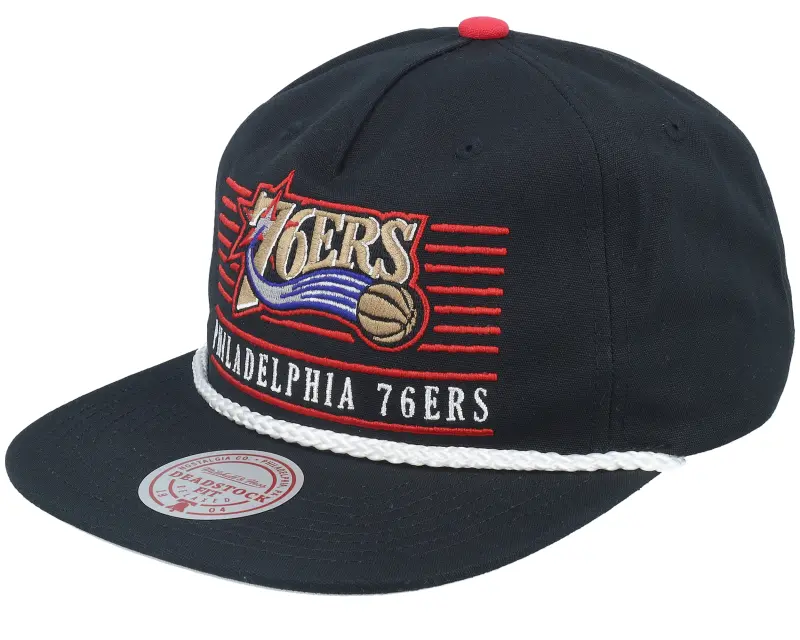 Mitchell & Ness Philadelphia 76ers Ascend Deadstock Black Snapback online