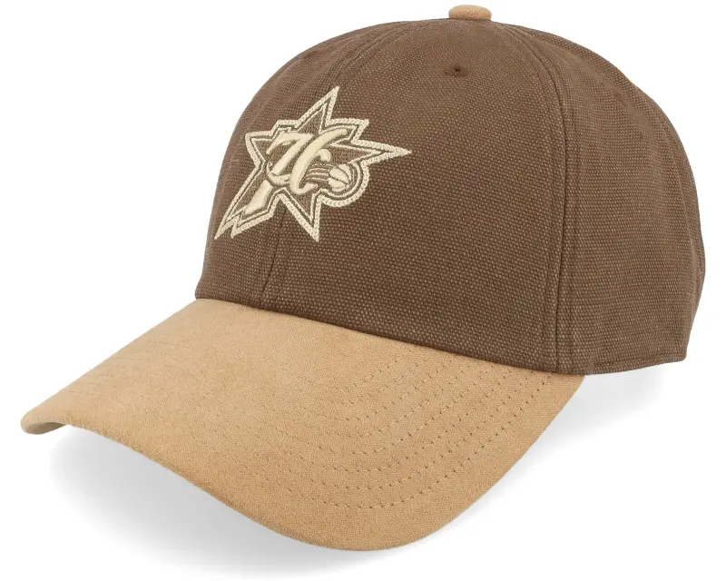 Mitchell & Ness Philadelphia 76ers Lux Chain Brown Dad Cap online