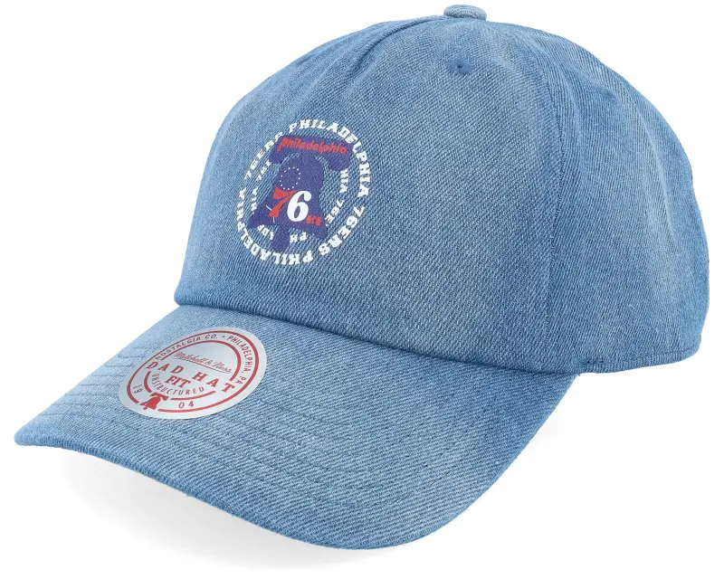Mitchell & Ness Philadelphia 76ers Summer Breeze Hwc Blue Dad Cap online
