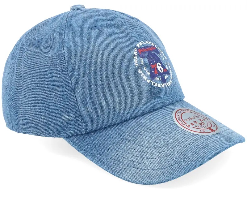 Mitchell & Ness Philadelphia 76ers Summer Breeze Hwc Blue Dad Cap online