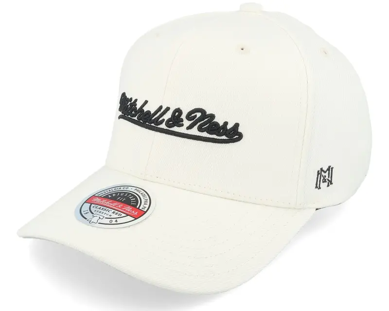 Mitchell & Ness Pinscript Stretch Off White Adjustable online