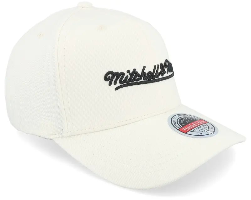 Mitchell & Ness Pinscript Stretch Off White Adjustable online