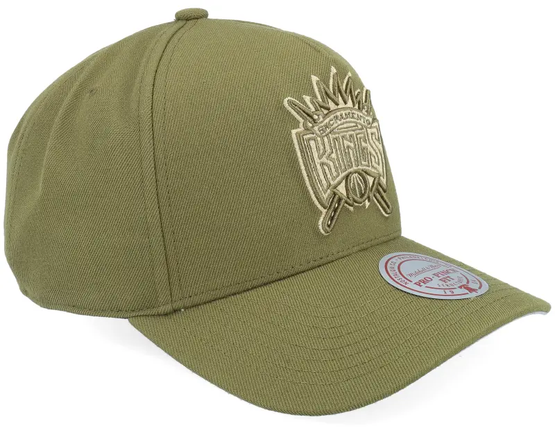 Mitchell & Ness Sacramento Kings Fashion Pro Hwc Olive A-frame Adjustable online