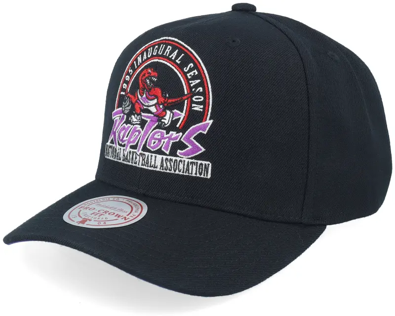 Mitchell & Ness Toronto Raptors Inaugural Team Pro Crown 95 Black Adjustable online