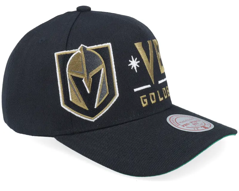 Mitchell & Ness Vegas Golden Knights Busted Pro Black A-Frame Adjustable online