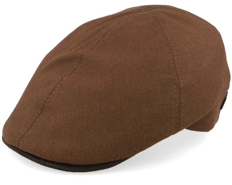 MJM Hats Broker 52 Viscose/Polyester Mix Rust Flat Cap online