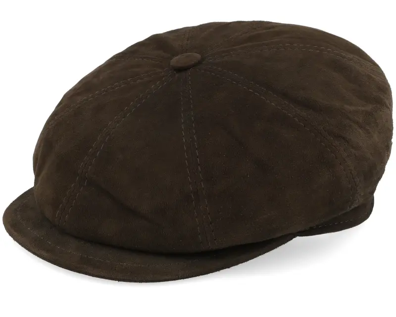 MJM Hats Montreal Soft Leather Brown Flat Cap online