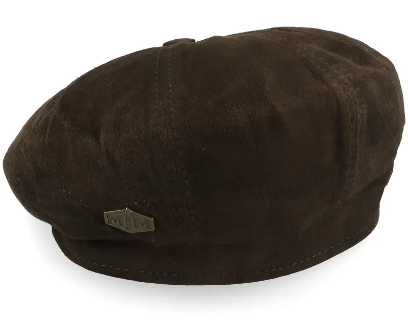 MJM Hats Montreal Soft Leather Brown Flat Cap online
