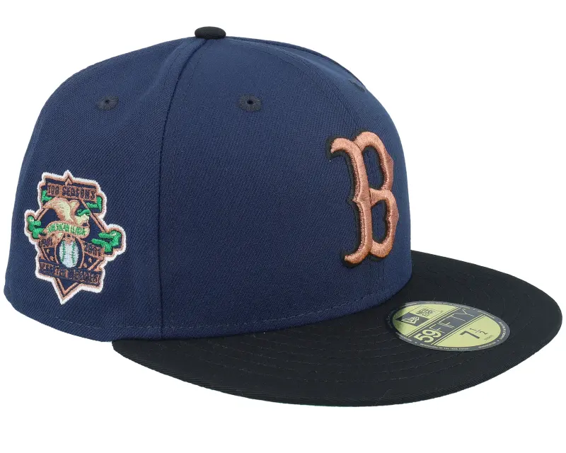 New Era Boston Red Sox Sparkly 59FIFTY American League Navy/Black Fitted online
