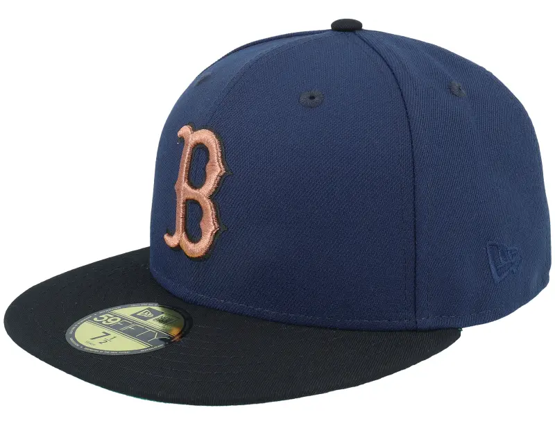 New Era Boston Red Sox Sparkly 59FIFTY American League Navy/Black Fitted online