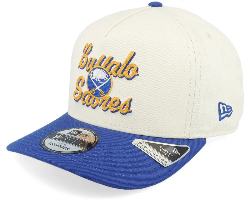 New Era Buffalo Sabres 9FIFTY Chainstitch Chrome White/Royal A-Frame Adjustable online