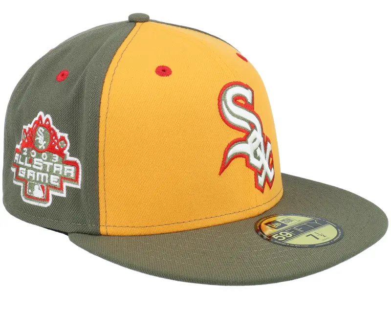 New Era Chicago White Sox Sparkly 59FIFTY 03 All Star Game Gold/Olive Fitted online