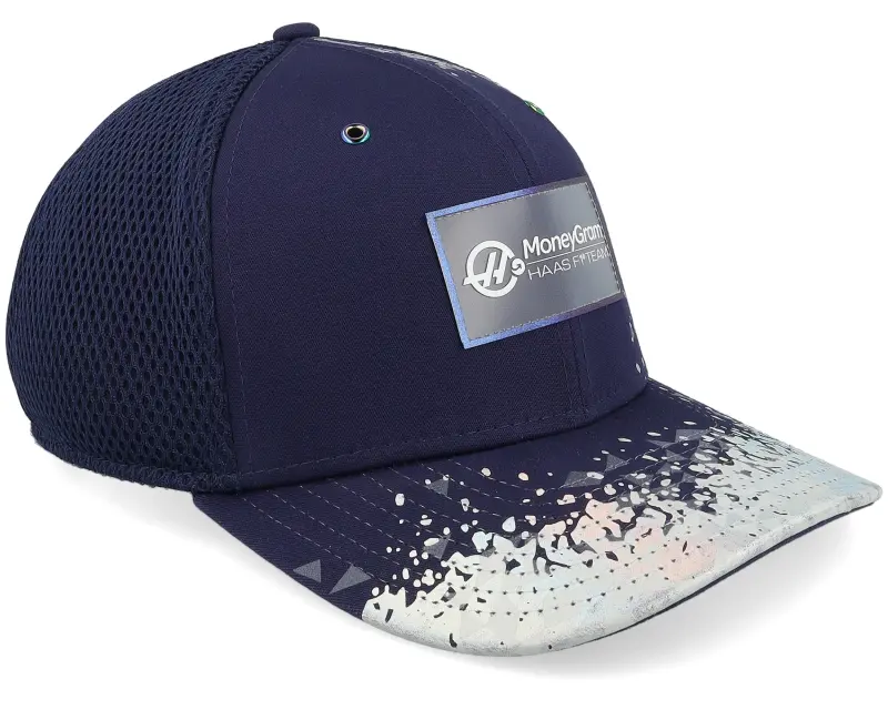 New Era Haas F1 25 Vegas Team 9SEVENTY Navy/Reflective Foam Mesh Trucker online
