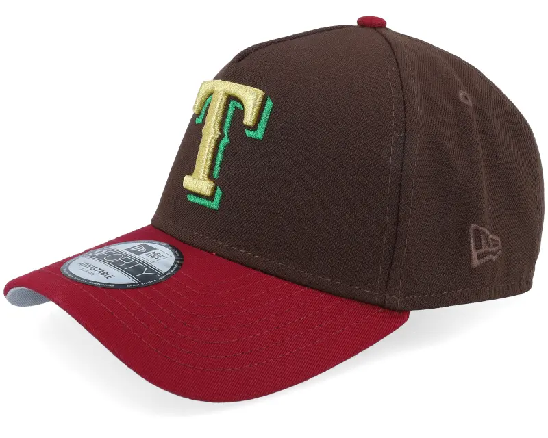 New Era Hatstore Exclusive x Anniversary Patch 9FORTY Brown/Maroon A-frame Adjustable online